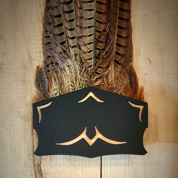 Pheasant Fan Hanger - black